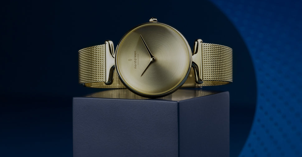 Nordgreenのゴールド腕時計ベルト